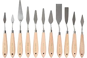 CONDA 11 Piece Stainless Steel Spatula Palette Knife Set