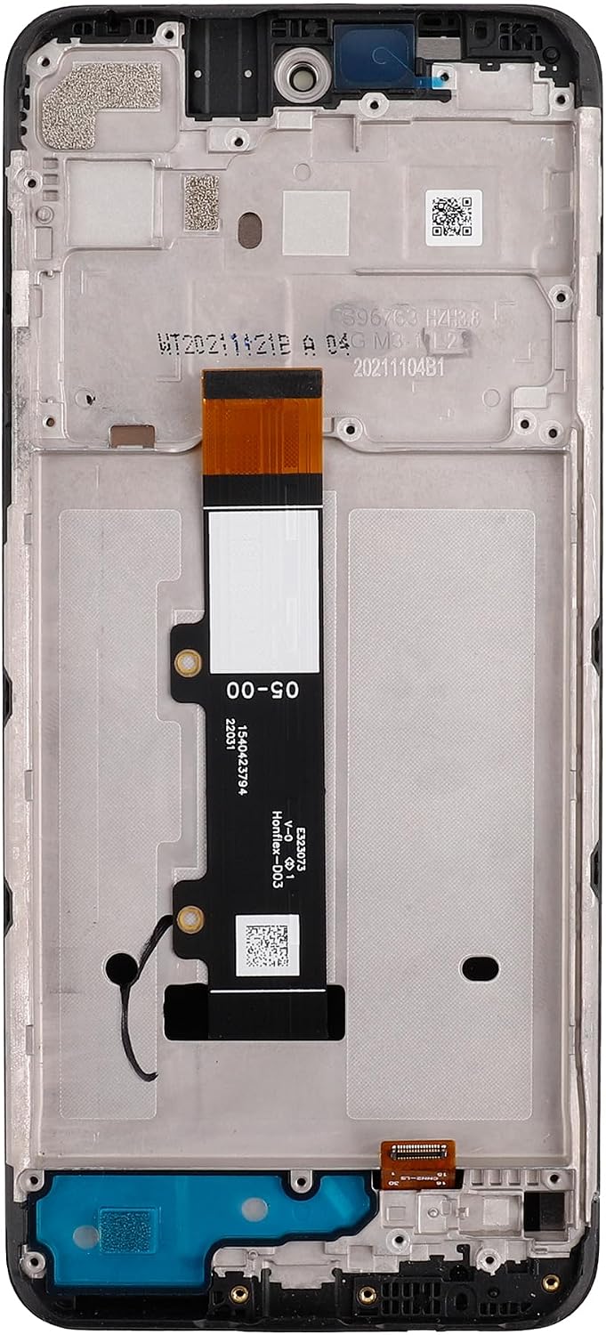 Duotipa [New][with Frame] LCD Display Touch Screen Digitizer Assembly Replacement for Motorola Moto G Power 2022 XT2165 XT2165-5 XT2165DL XT2165-3 with Technical Repair Tools Kit-Black(Not for 2021).