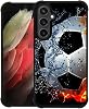 CARLOCA Compatible with Samsung Galaxy S24 Plus S25 Plus Case,Sizzling Soccer Mate Pattern Ultra Protection Shockproof Soft Silicone TPU Non-Slip Back for Samsung Galaxy S24 Plus S25 Plus
