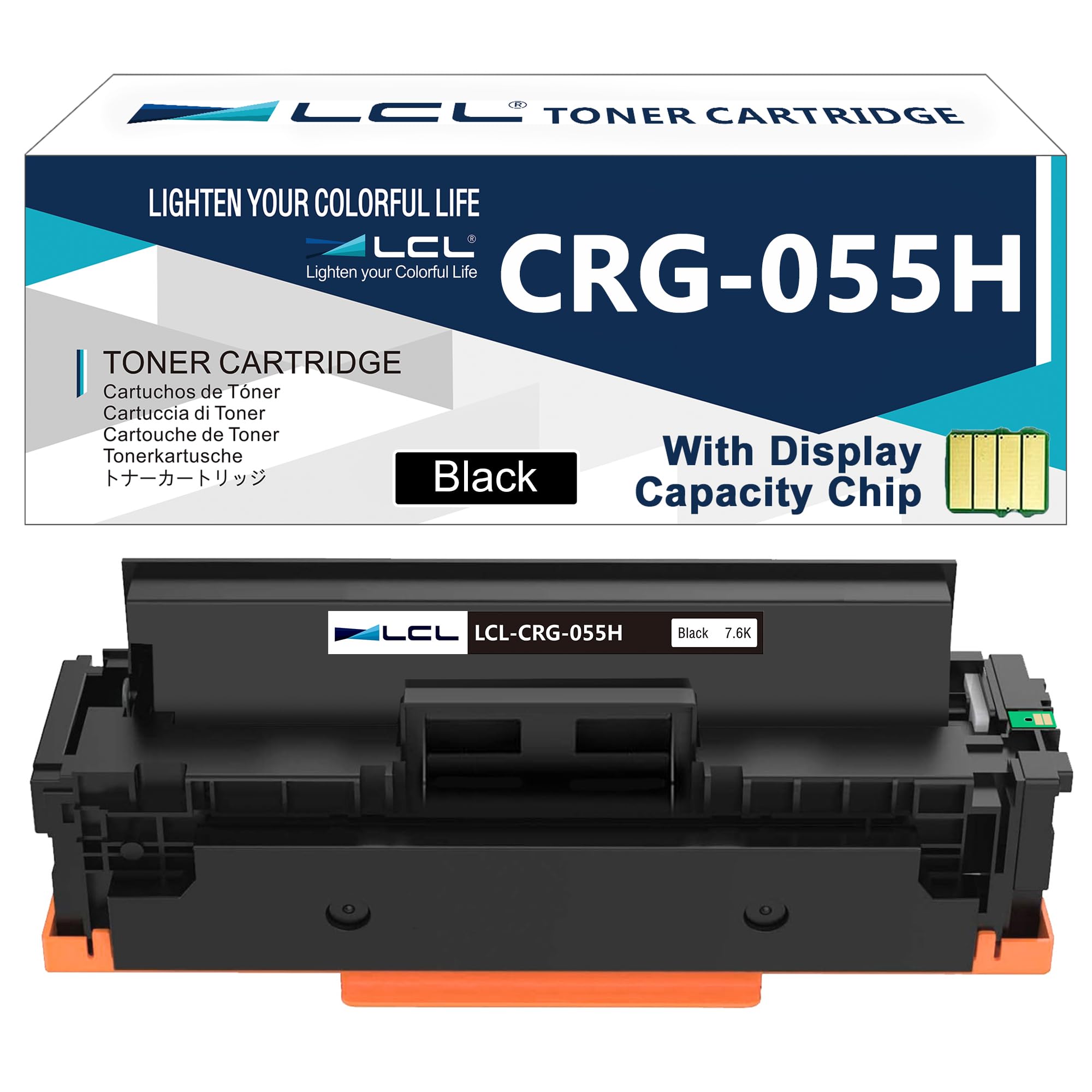 Toner Canon 055H Noir LCL Idéal pour Télétravail et Impressions Bureau MF742CDW