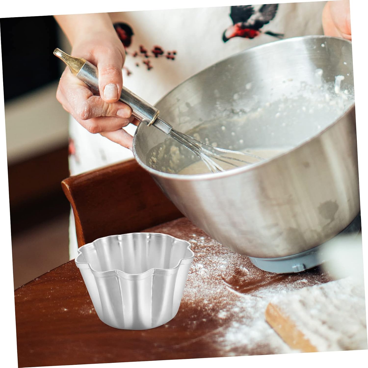 12pcs Cake Baking Molds Non-stick Muffin Cups Tart Molds for Home Professional Baking Easy to Quick Demold for Cakes Desserts