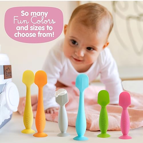 Miniatura 6 de Bumco Baby Bum Brush + Mini espátula de crema para pañales con estuche, espátula de glúteos sin BPA, espátula suave para pañales, aplicador de crema