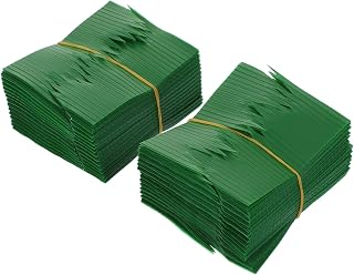 Garneck 1000pcs Reusable Sushi Decorative Leaves Artificial Grass for Sashimi and Cold Dish Presentation Food Safe Japanese Style Green Leaf Sushi Decor for Home and Restaurant