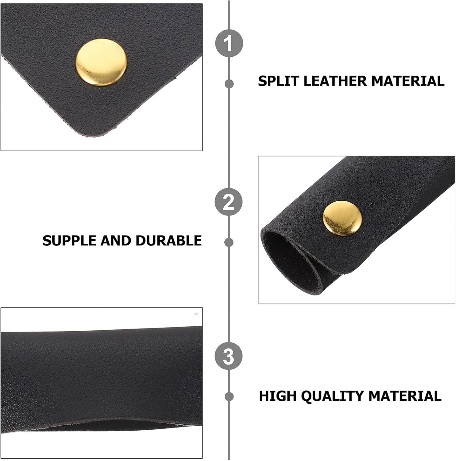 Hemoton 2Pcs Handbag Handle Leather Wrap Covers Leather Handle Grip Replacement Handle Wraps for Travel Bag Luggage Suitcase Black : Clothing, Shoes & Jewelry