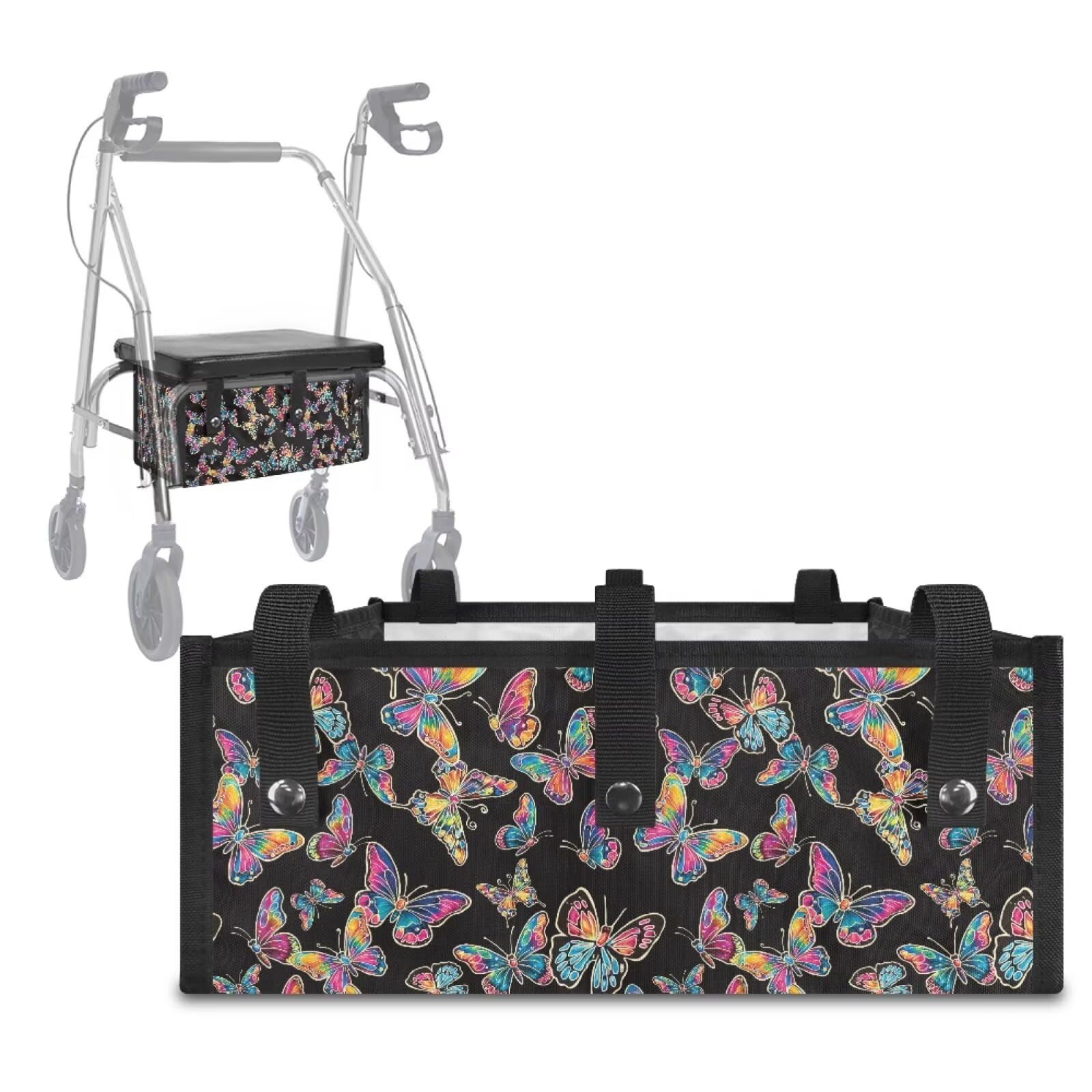 Walker Basket - Tropical Floral Under Seat Bag -23 Walker Basket - Tropical Floral Under Seat Bag -23