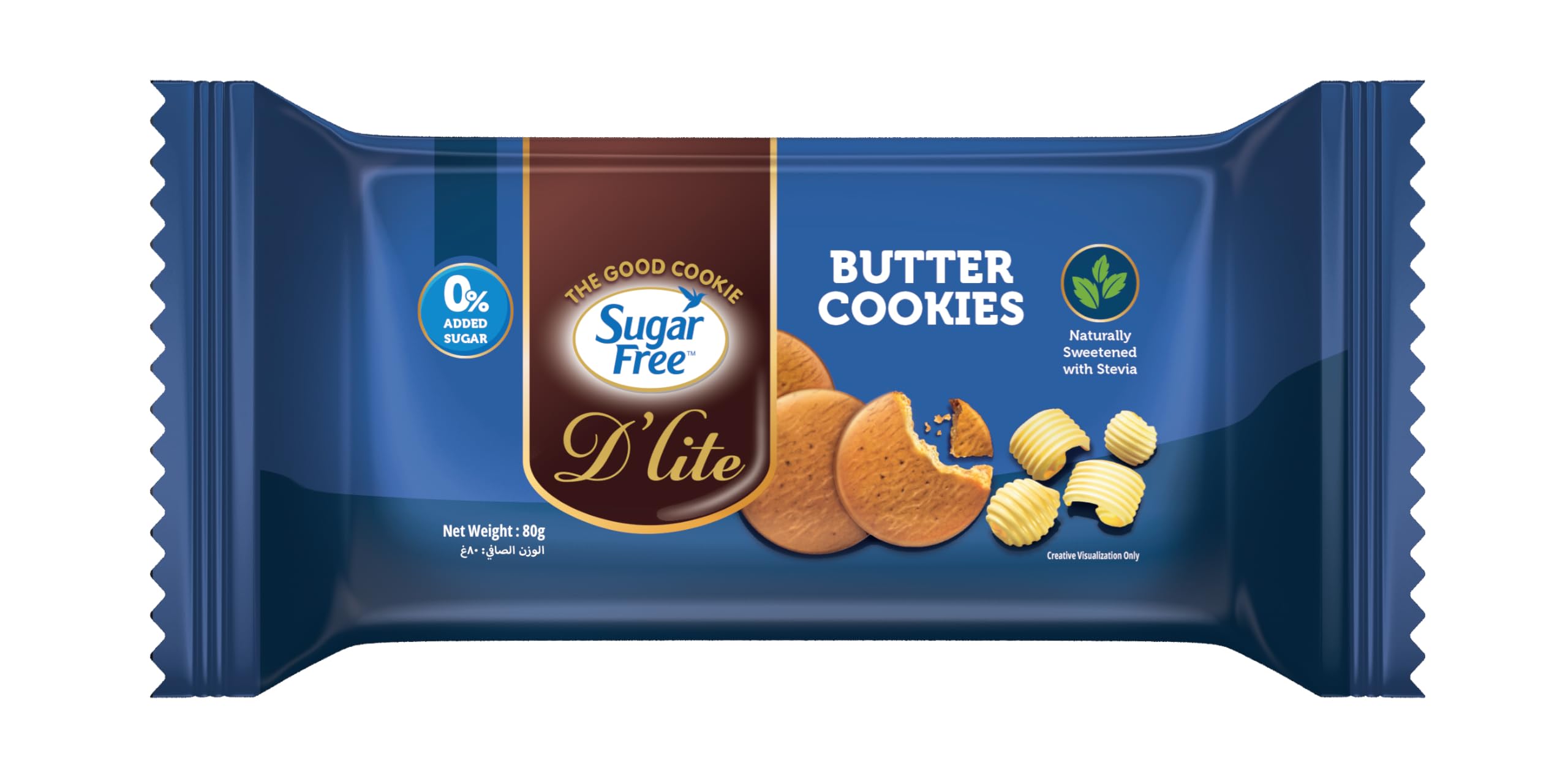 Sugar Free D’lite Cookies Butter Cookies 80g