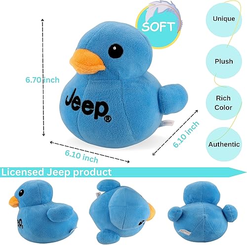 Miniatura 9 de Jeep Texto Logo Peluche Animal Pato Negro - Entusiastas perfectos que has sido pateado (negro)