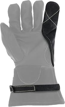 Mechanix Wear X-Finger TIG Welding Heat Barrier - Extra Protection for Small Finger, Durahide Boar Leather, CarbonX Heat/Flame Resistant Fabric Rated to 2000F, DuPont Kevlar Stitching