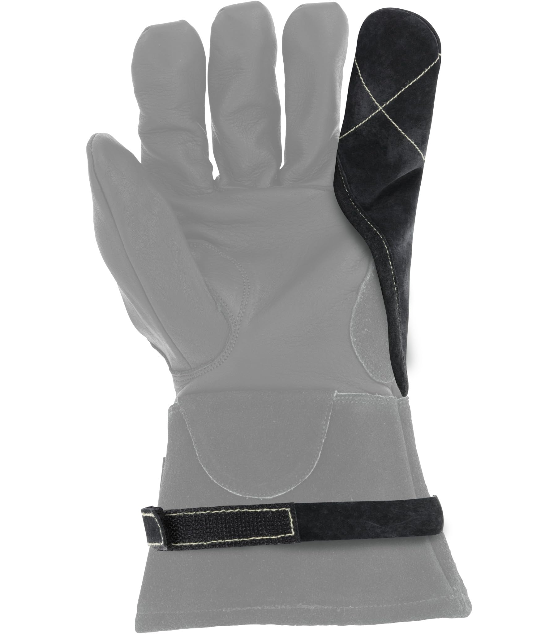 Mechanix Wear: X-Finger TIG Welding Heat Barrier - Extra Protection for Small Finger, Durahide Boar Leather, CarbonX Heat/Flame Resistant Fabric Rated to 2000F, DuPont Kevlar Stitching
