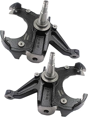 Miniatura 2 de LOSTAR Husillo de caída de baja de 3 pulgadas en C-10 Rotor de 1.25 pulgadas para Chevy C10 GMC C1500 Suburban 1973-1987 (compatible con rotores de