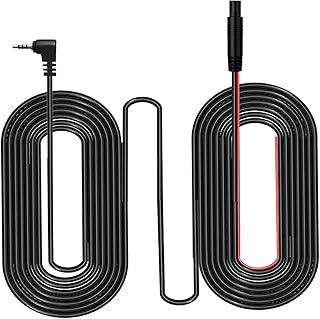 4 Pin Dash Cam Cable,33 Ft 2.5mm Male to 4 Pin Backup Camera Cord,Dash Cam Rear View Camera Ultra Long Cable with Reverse Trigger Wire Fit for Pick-up Trucks,Trailer,RV,SUV,Bus,Farm Machine,etc.