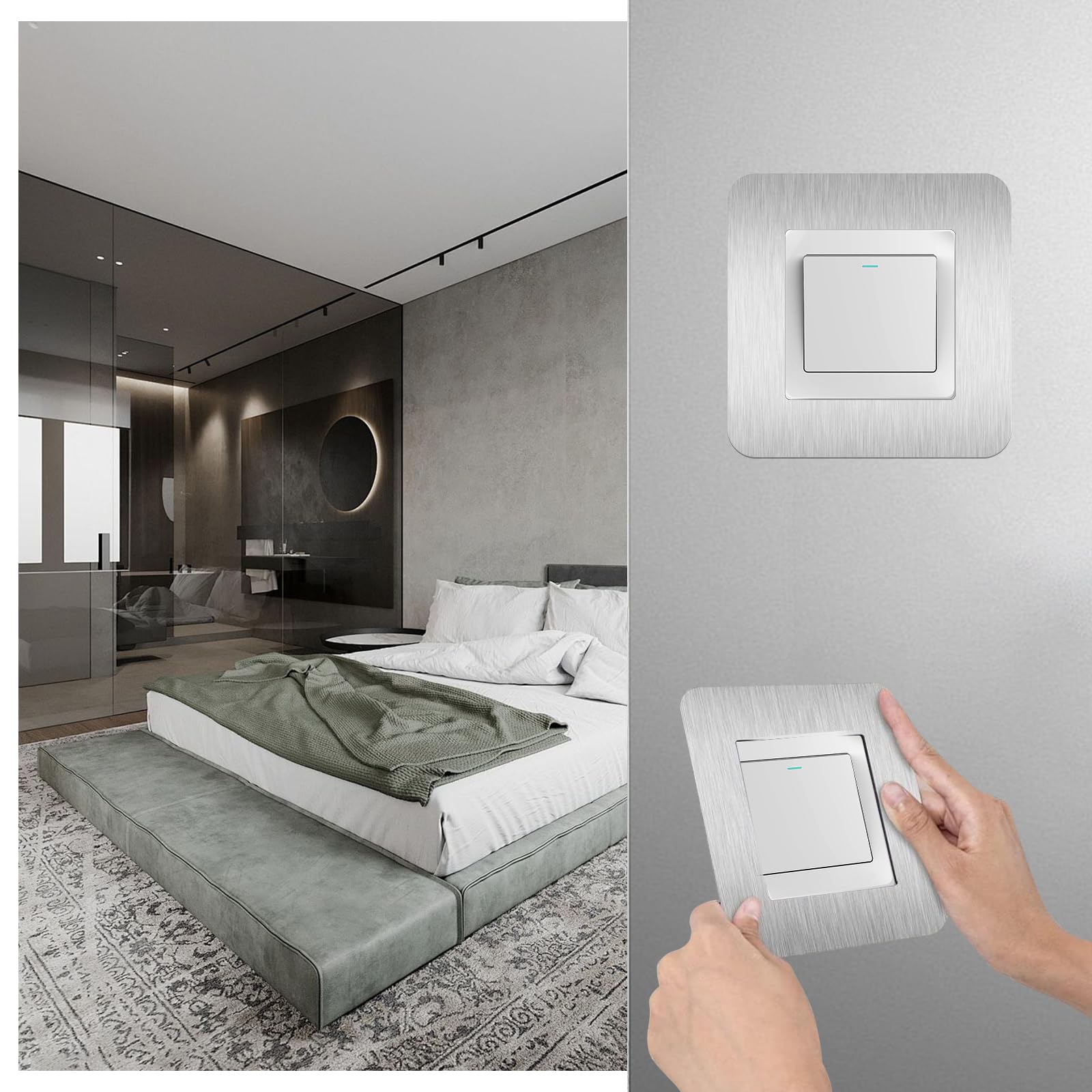 KUKUJIWA 8PCS Light Switch Surrounds - Image 3