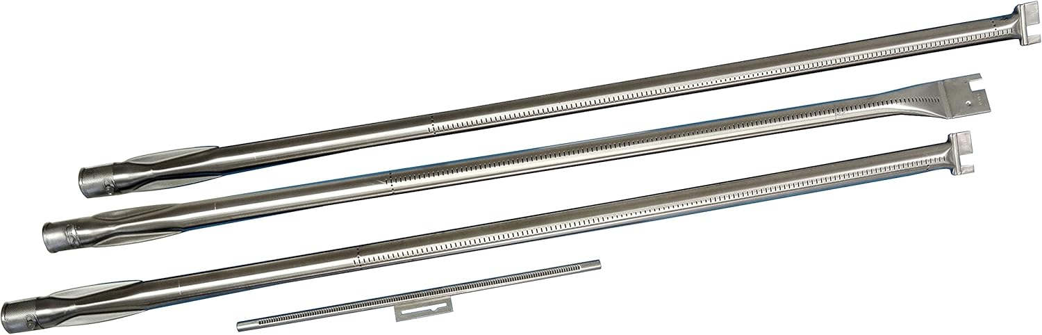 Music City Metals 134D4 Stainless Steel Burner Replacement for Select Kenmore and Weber Gas Grill Models