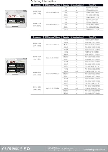 Miniatura 6 de TEAMGROUP Elite módulo de memoria RAM para computadora de escritorio