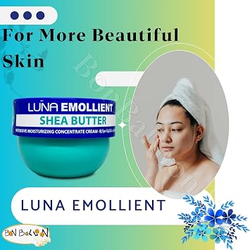 Luna Emollient Cream With Shea Butter a Concentrated Formula Enriched With Glycerin And Shea Butter To Smooth Cracks And Severe Dryness ( 1 Pack 1.76 oz / 50 gm )