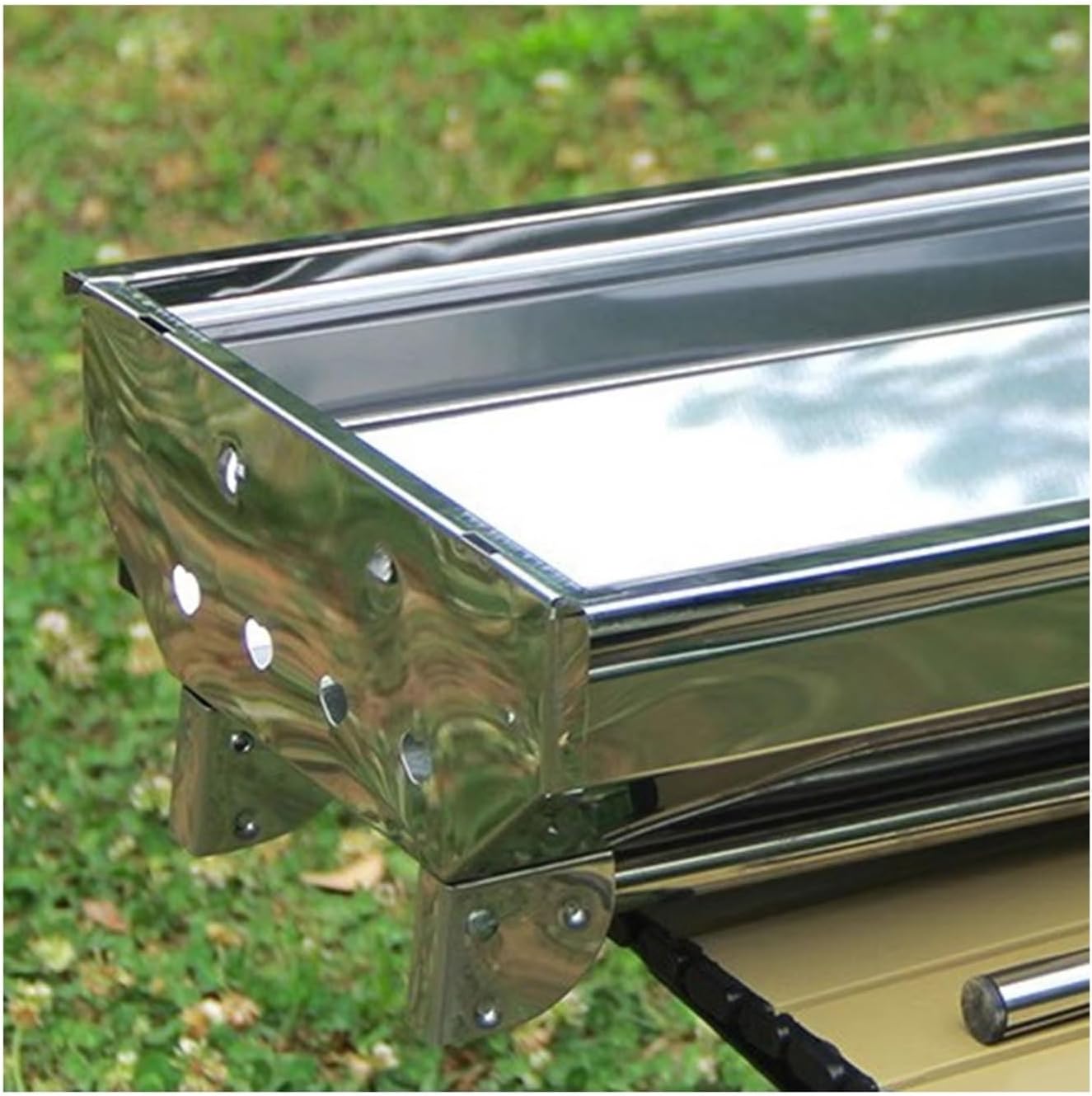 Barbecue Grill Stainless Steel Portable Folding Barbecue Rack Camping Outdoor Carbon Oven Charcoal Grill