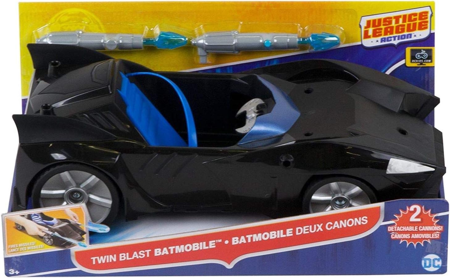 Justice League Action Twin Blast Batmobile Vehicle