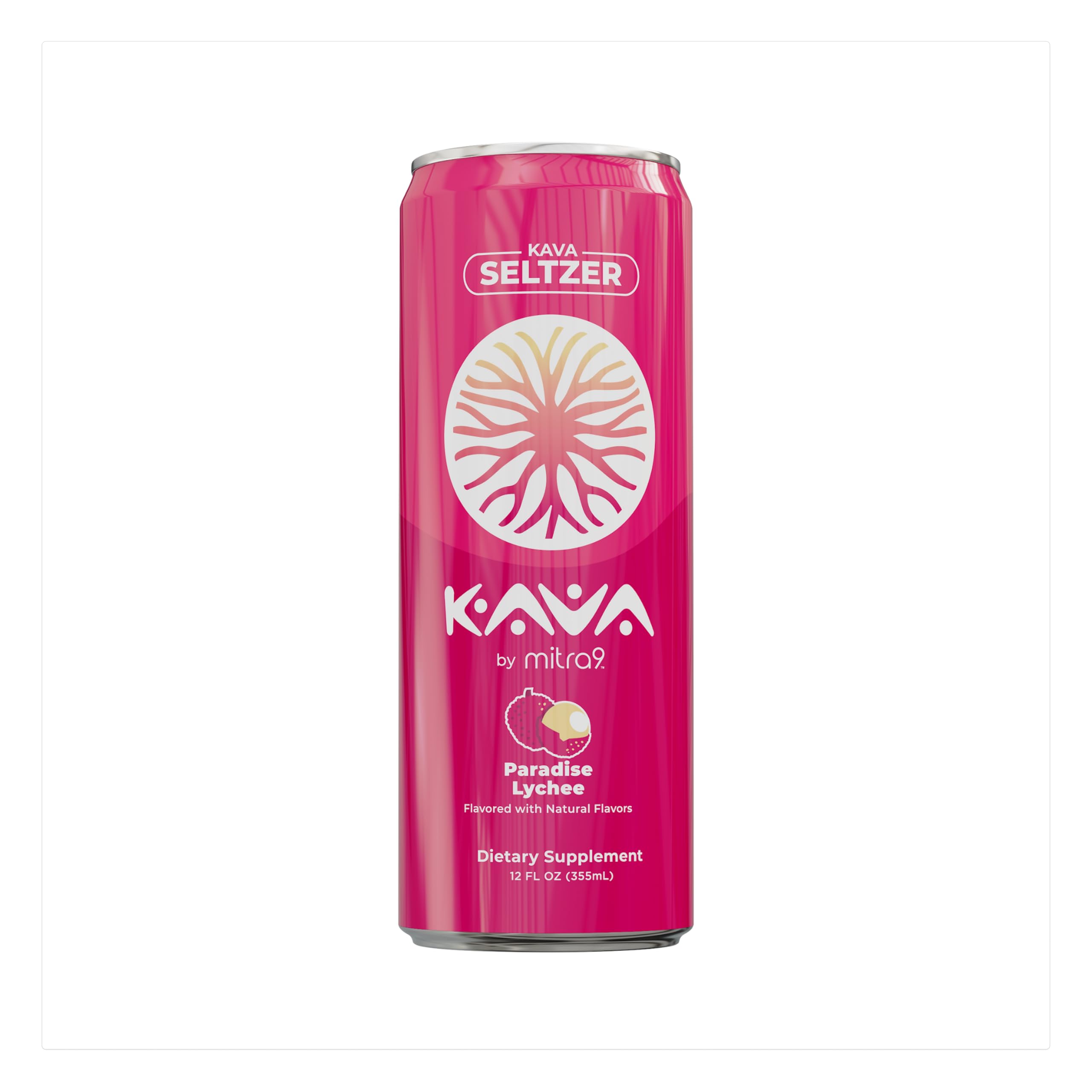 Amazon.com : Mitra9 | Paradise Lychee Kava Seltzer - Sparkling