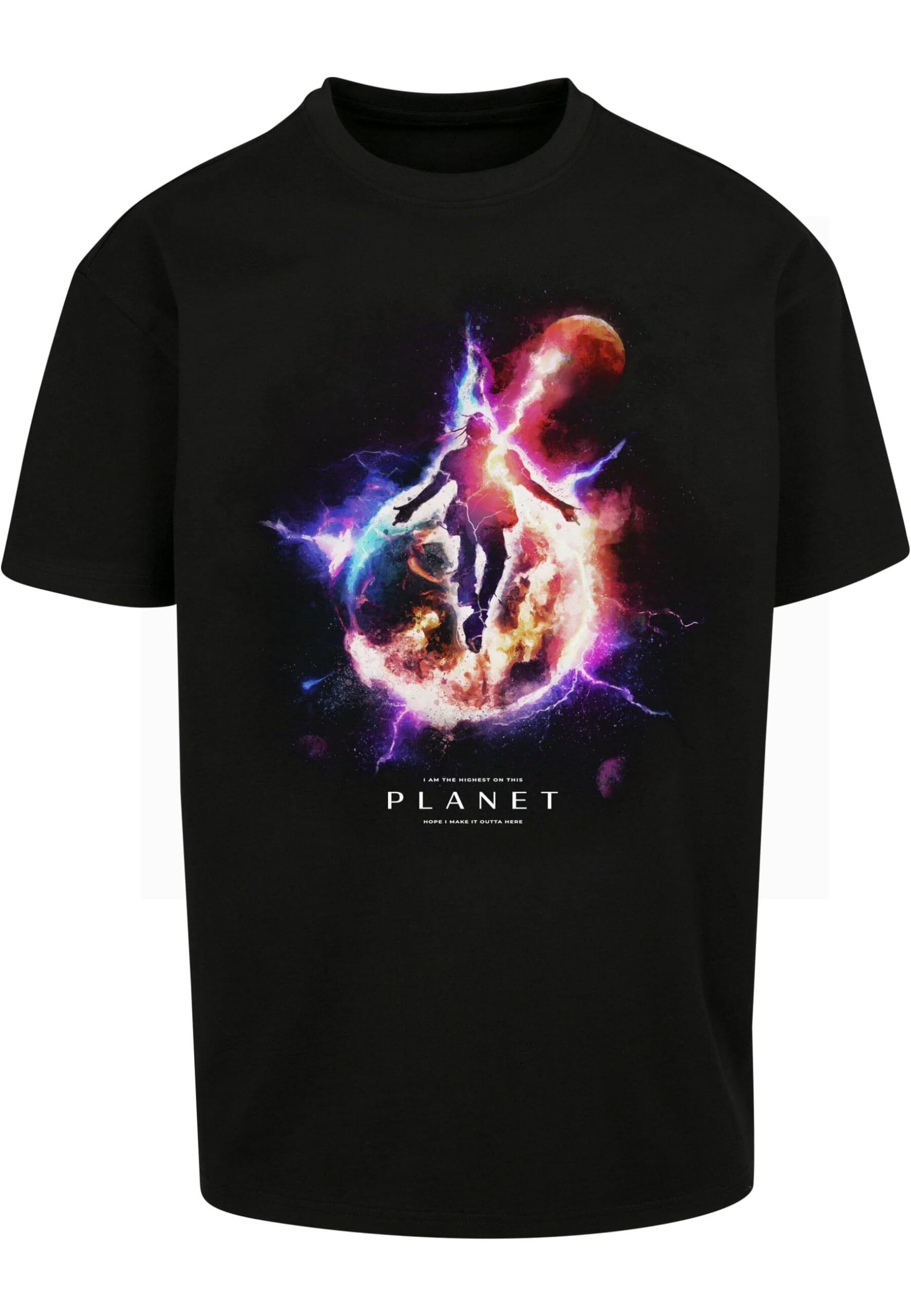Mister Tee Unisex Electric Planet Oversize Tee