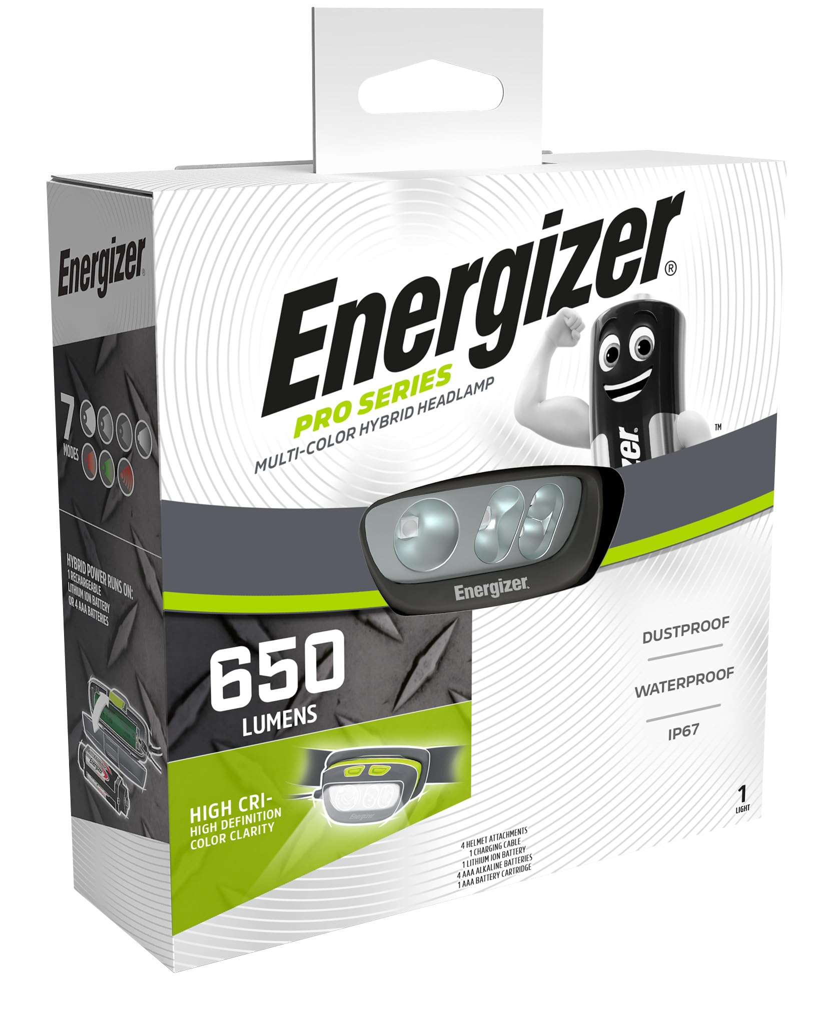 Energizer Lampe frontale LED HDL50 - 650 lumens - 2 piles AA