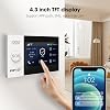 PGST Alarm System 26-Piece Home Alarm System House with App WLAN+ 4 G Alarm System Set with Window Door Sensors Motion Sensor RFID and Remote Controls Works with Alexa