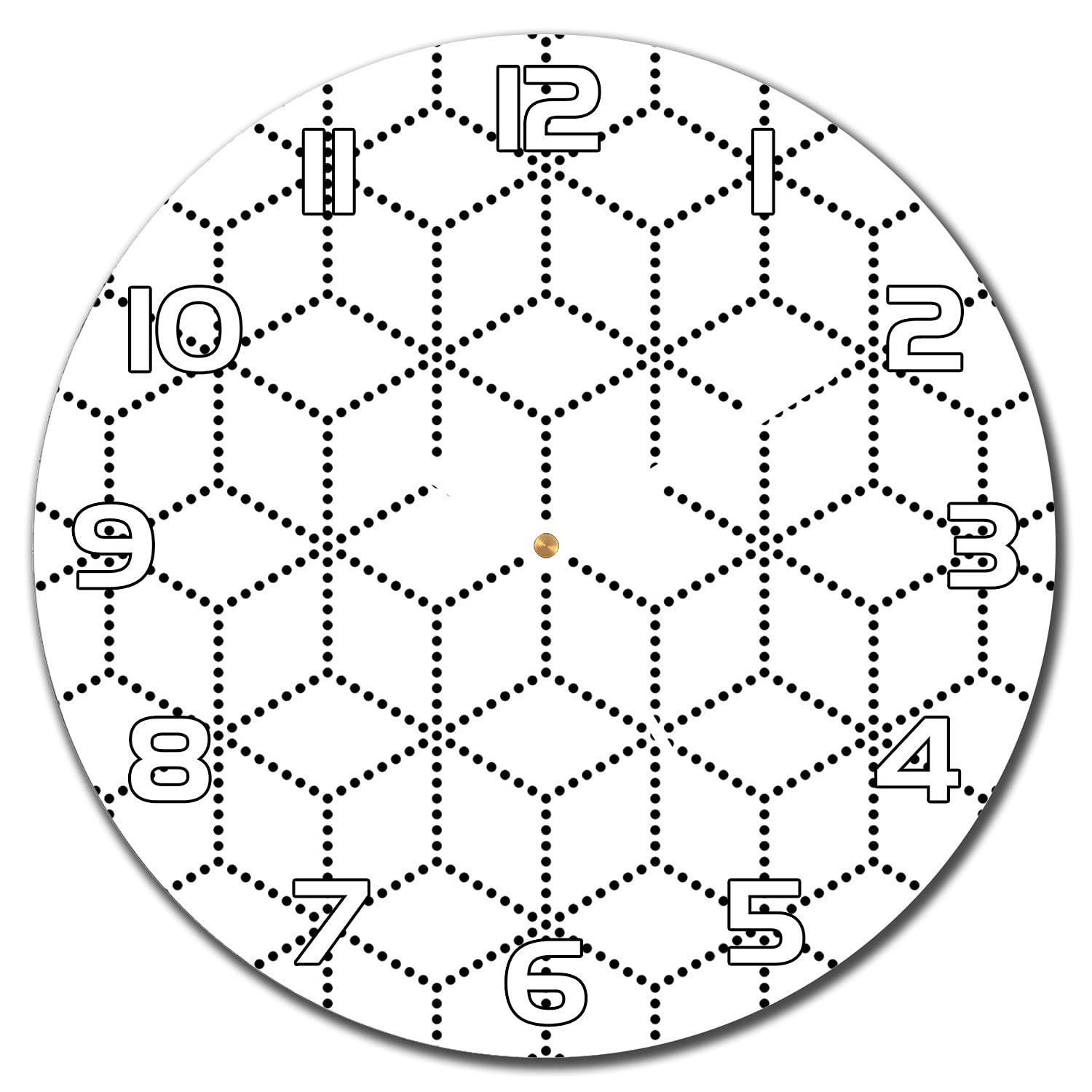 Horloge en verre murale moderne 30 cm pour décoration de cuisine et salon design