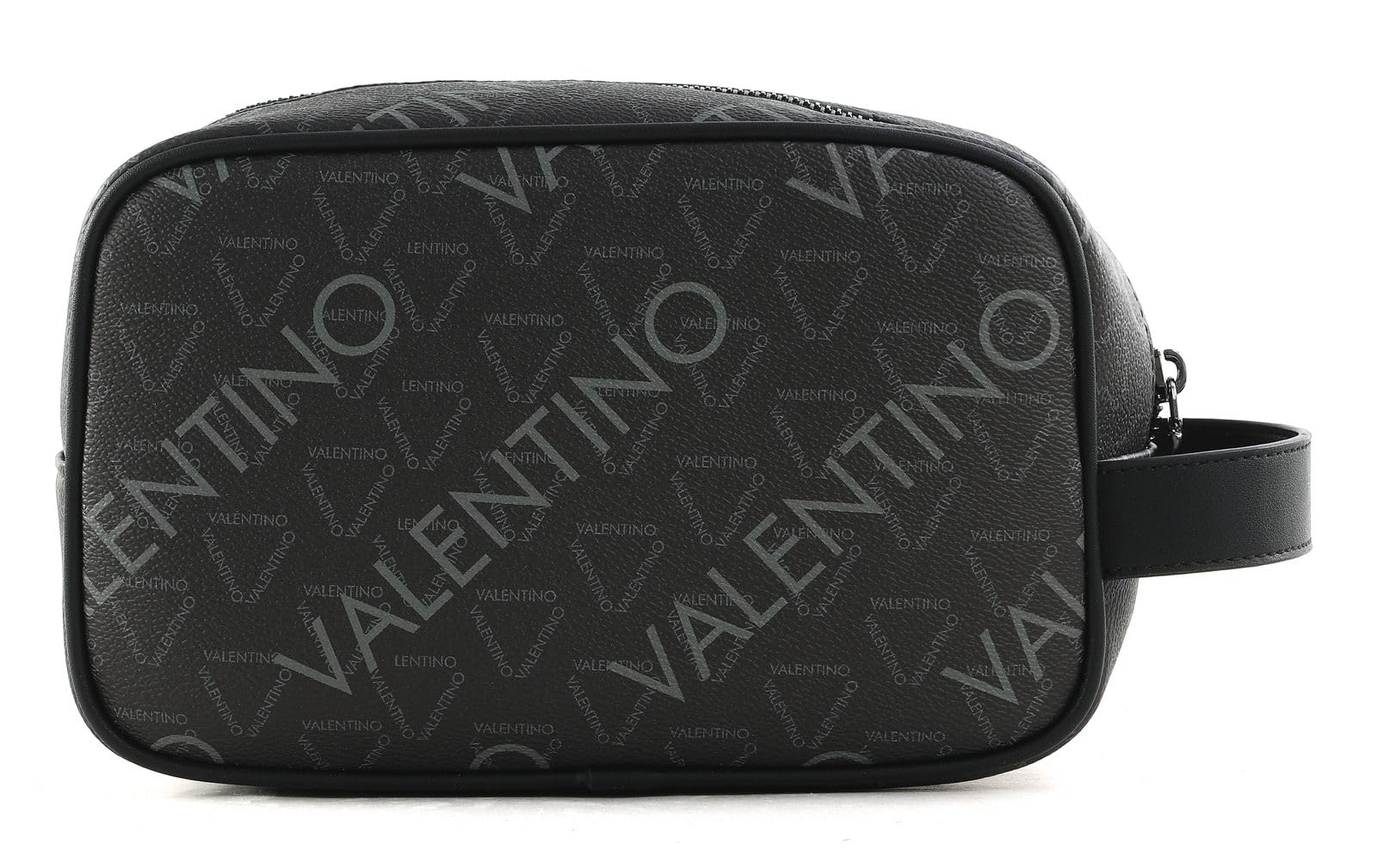 VALENTINO Neceser Zefir Soft Cosmetic Case Nero/Multicolor Gris Oscuro