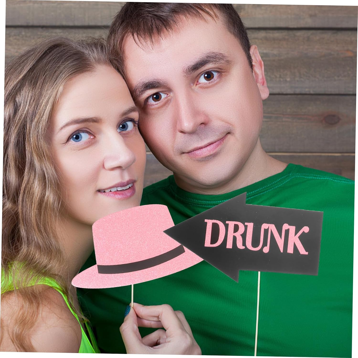 30pcs Photo Props for Weddings Birthdays Year Parties Fun Photo Booth Decorations Oversized Glasses Hats and Signs Lightweight Easy to Install