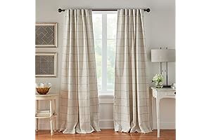 Elrene Home Fashion Blackout Cottage Curtains for Living Room