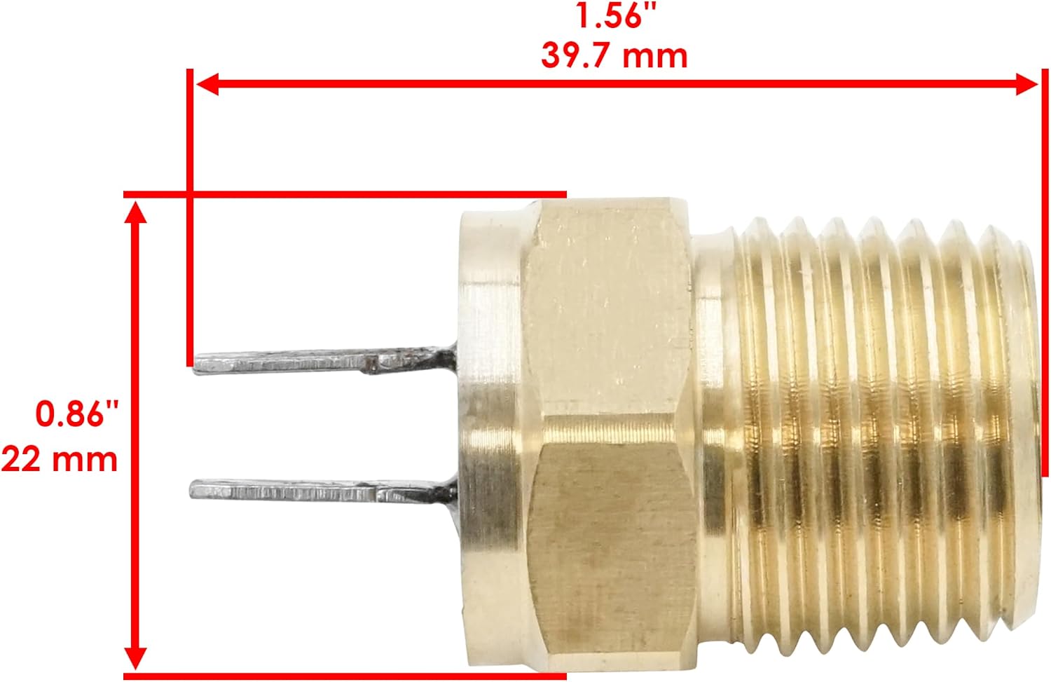Caltric Fan Heat Thermal Sensor Switch Compatible with Polaris