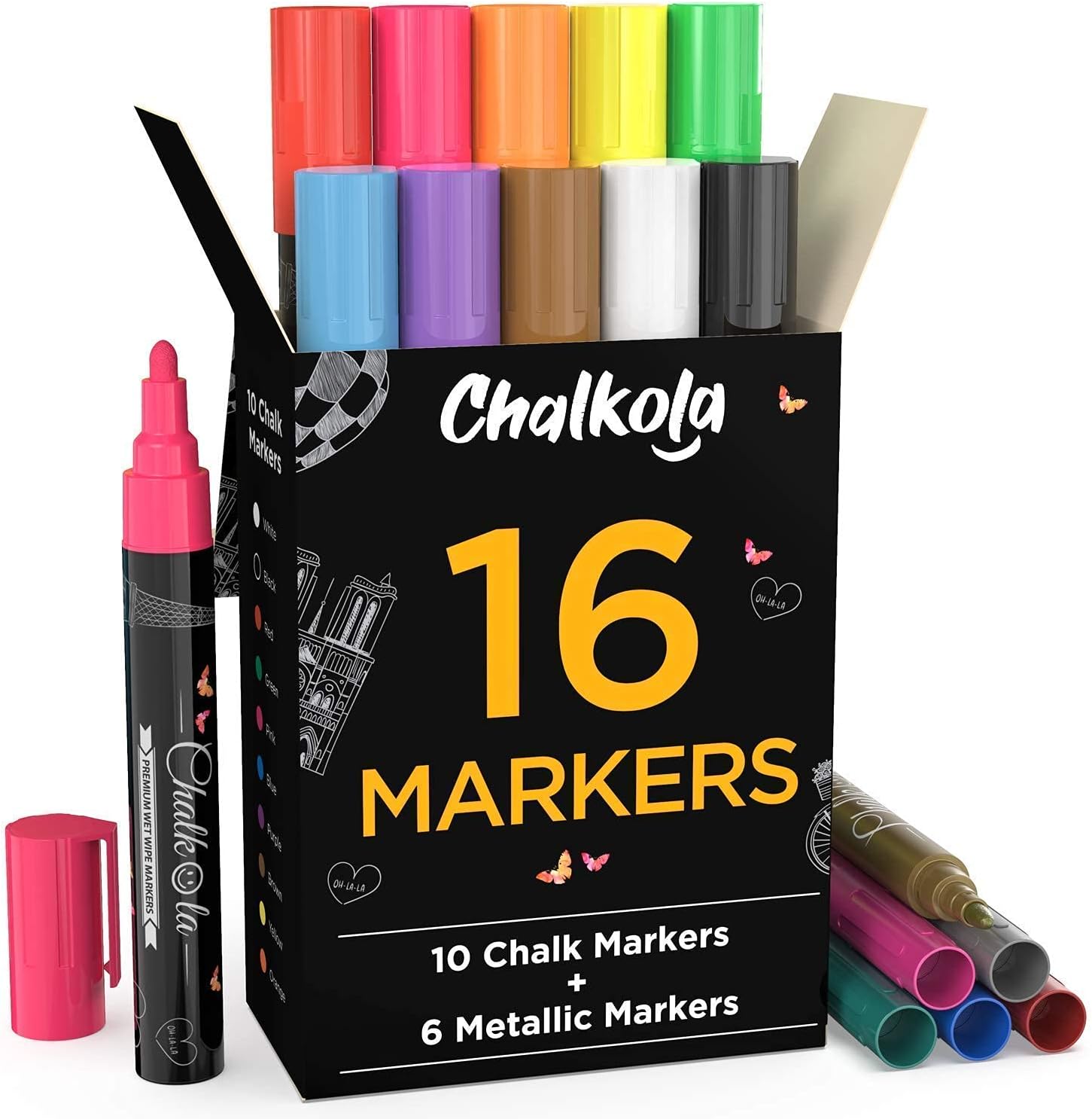 Chalk Special Bundle - 16 Markers + 8 Neon 15mm + 5 White