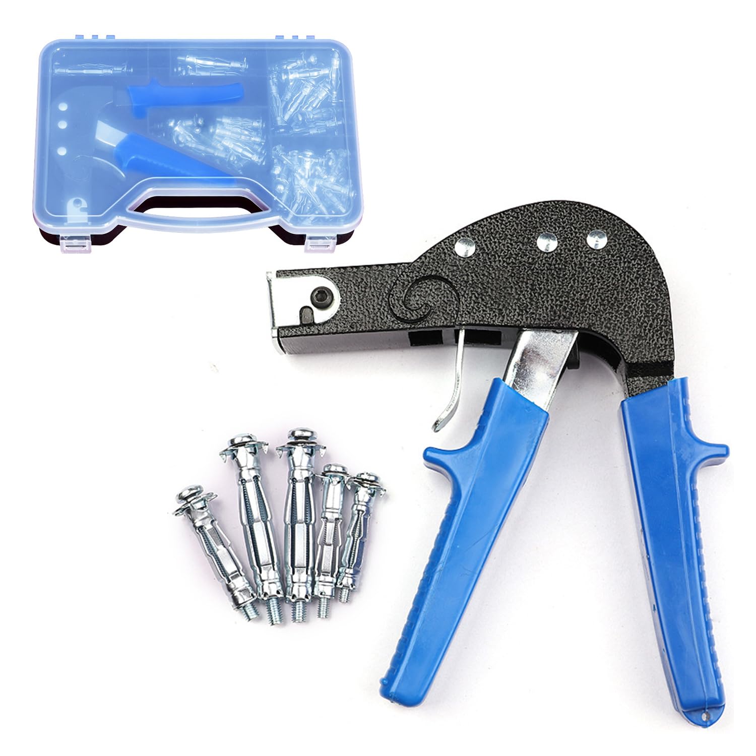 72Pcs Hollow Wall Anchor Metal Setting Tool Set including M3, M4, M5