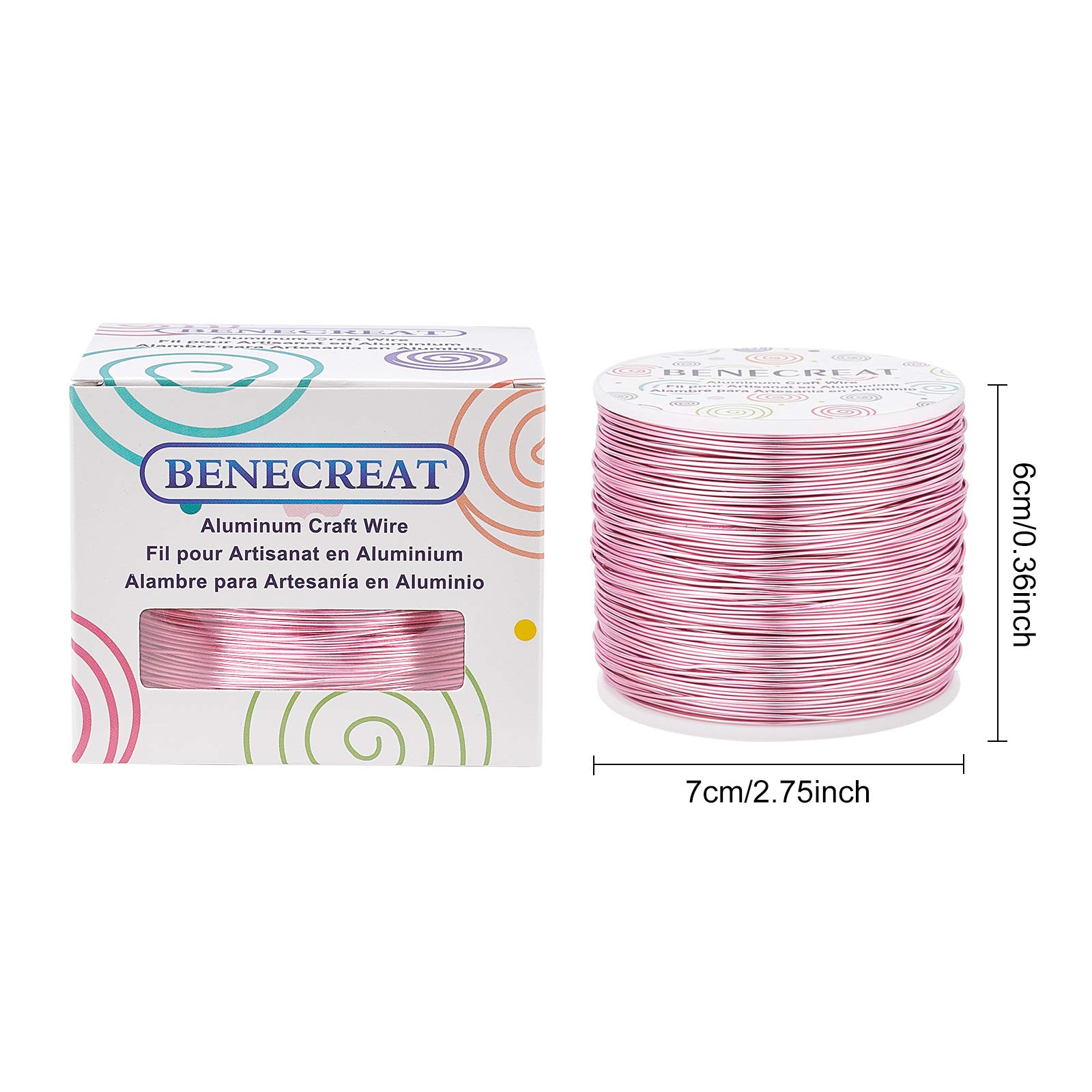 Filo Di Alluminio Opaco Per Gioielli - 0.8 Mm, 235 M, Marrone Cocco, Per Creazioni Con Perline - Foto 9