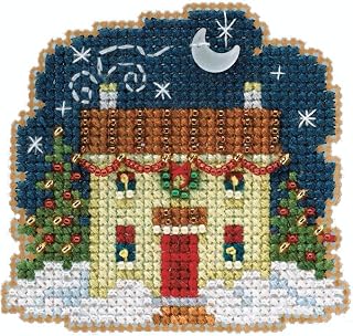Christmas Eve Beaded Counted Cross Stitch Ornament Kit Mill Hill 2020 Winter Holiday MH182031