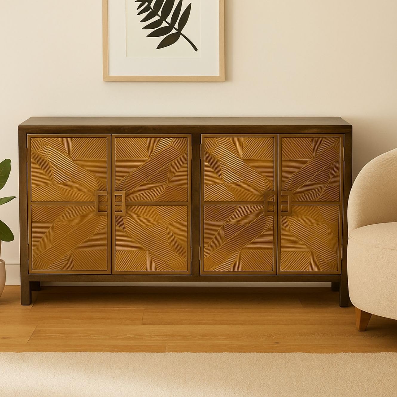 FROM SHEKHAWATI Kirino 4-Door Sideboard-image-26