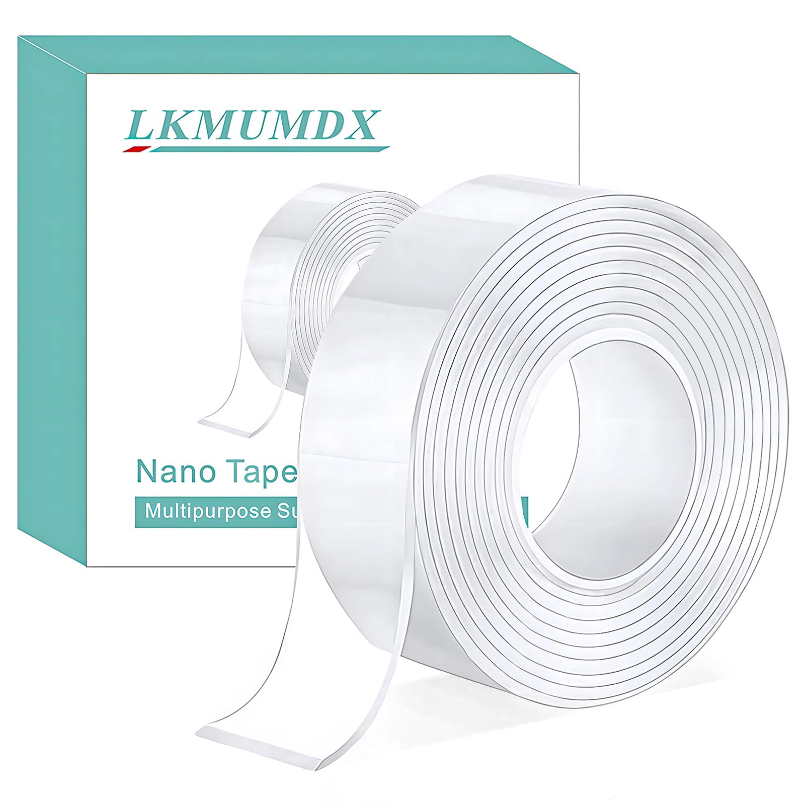 Double Sided Nano Tape Heavy Duty, Strong Sticky Extra Large (3.0m*3cm*2mm) Removable Mounting Tape, Clear Multipurpose Wall Decor Adhesive Tape for Poster, Picture Hanging, Carpet, Photos Frames