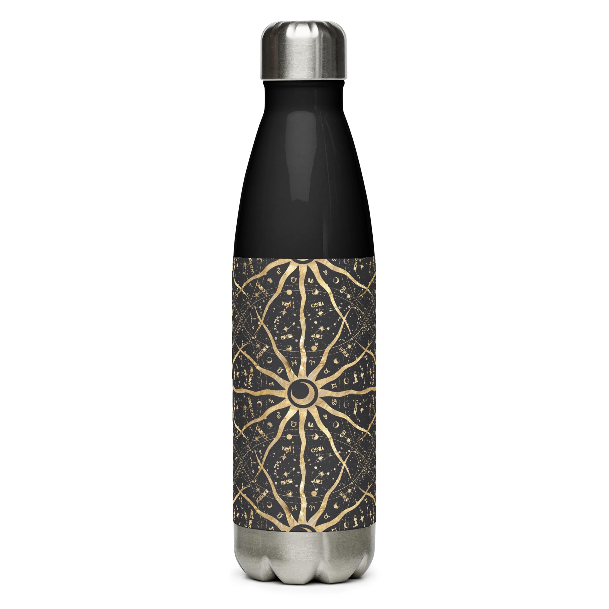 Bouteille d'eau en acier inoxydable design épuré gourde réutilisable finitions premium