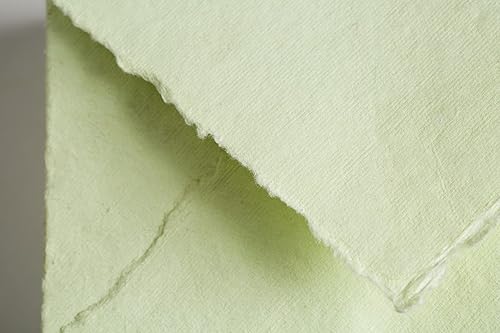 Vista 21 de Wanderings Sobre grueso hecho a mano con borde de cubierta rosa, 4.25 x 6.25 pulgadas, paquete de 25 unidades, para anuncios, invitaciones de boda