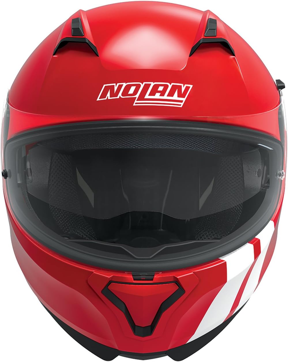 Nolan N87 Martz Full-Face Helmet Red/White Size M (57/58)