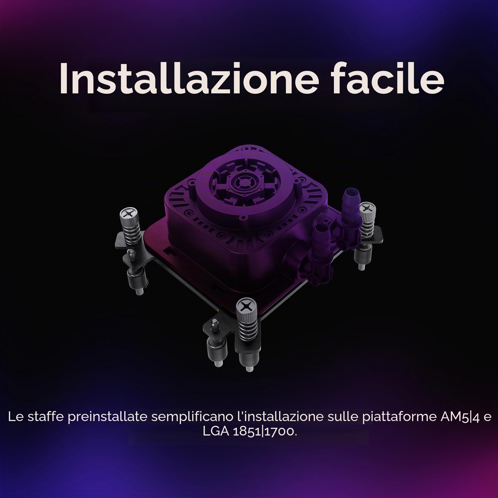 Cooler Master MasterLiquid ML360R RGB Dissipatore CPU a Liquido - Sincronizzazione Illuminazione ARGB, Design Pompa Premium e Tre Ventole MF120R ARGB