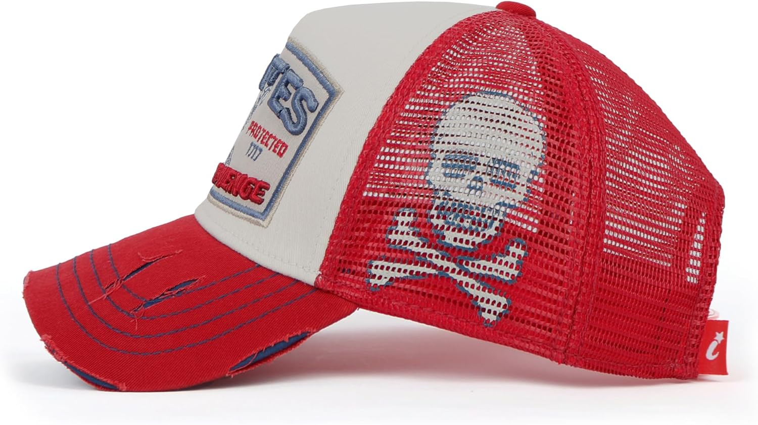 ililily Premium Road Trip Vintage Distressed Snapback Trucker Hat Baseball Cap