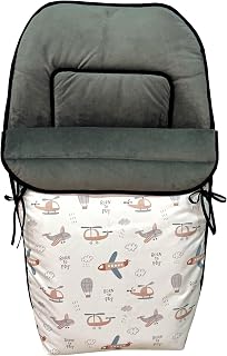 Baby Star Saco Universal para Silla de Paseo, Diseño Elegante, Confortable e Impermeable, Saco Bebe Resistente al frío hasta -15 Grados
