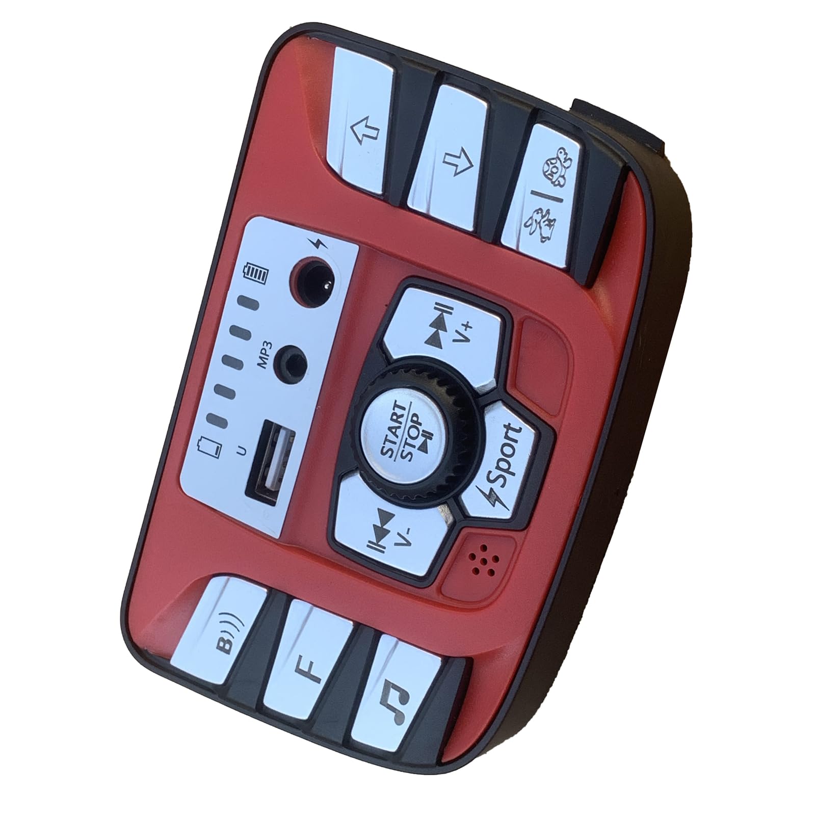 24V Vehículo eléctrico para niños 2588 Interruptor de control central hacia adelante y hacia atrás Conexión Bluetooth multifunción Pantalla de energía musical Panel central Piezas de repuesto de coche 2
