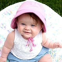 Vista 13 de green sprouts Sombrero de pescador transpirable para bebé niña Blanco