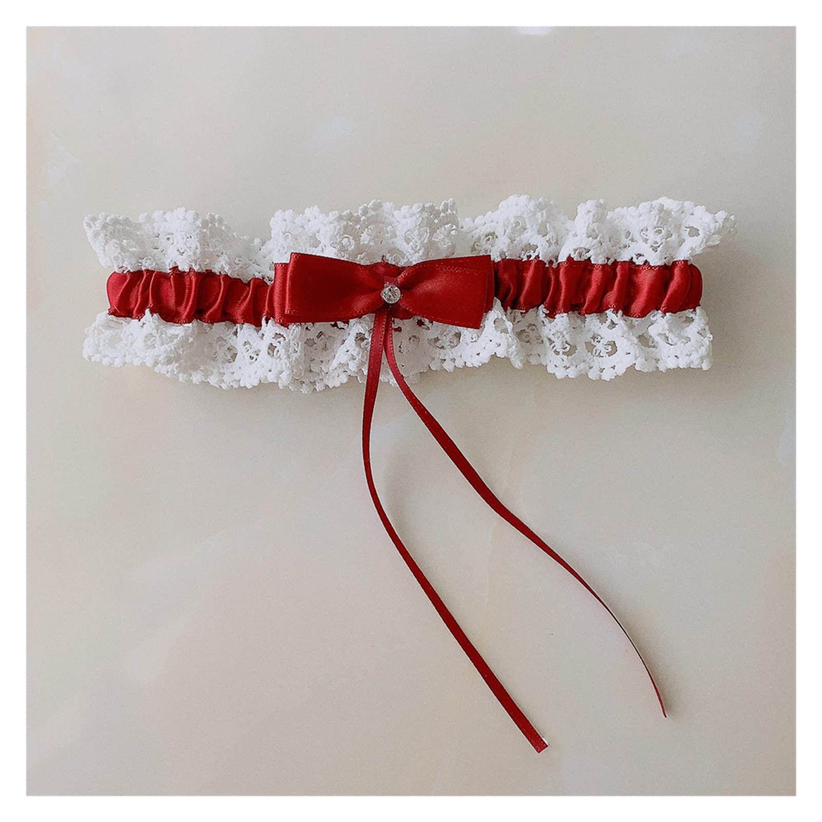 Porte-jarretelles en dentelle bleue haut de gamme, raffinement et finitions de mariage