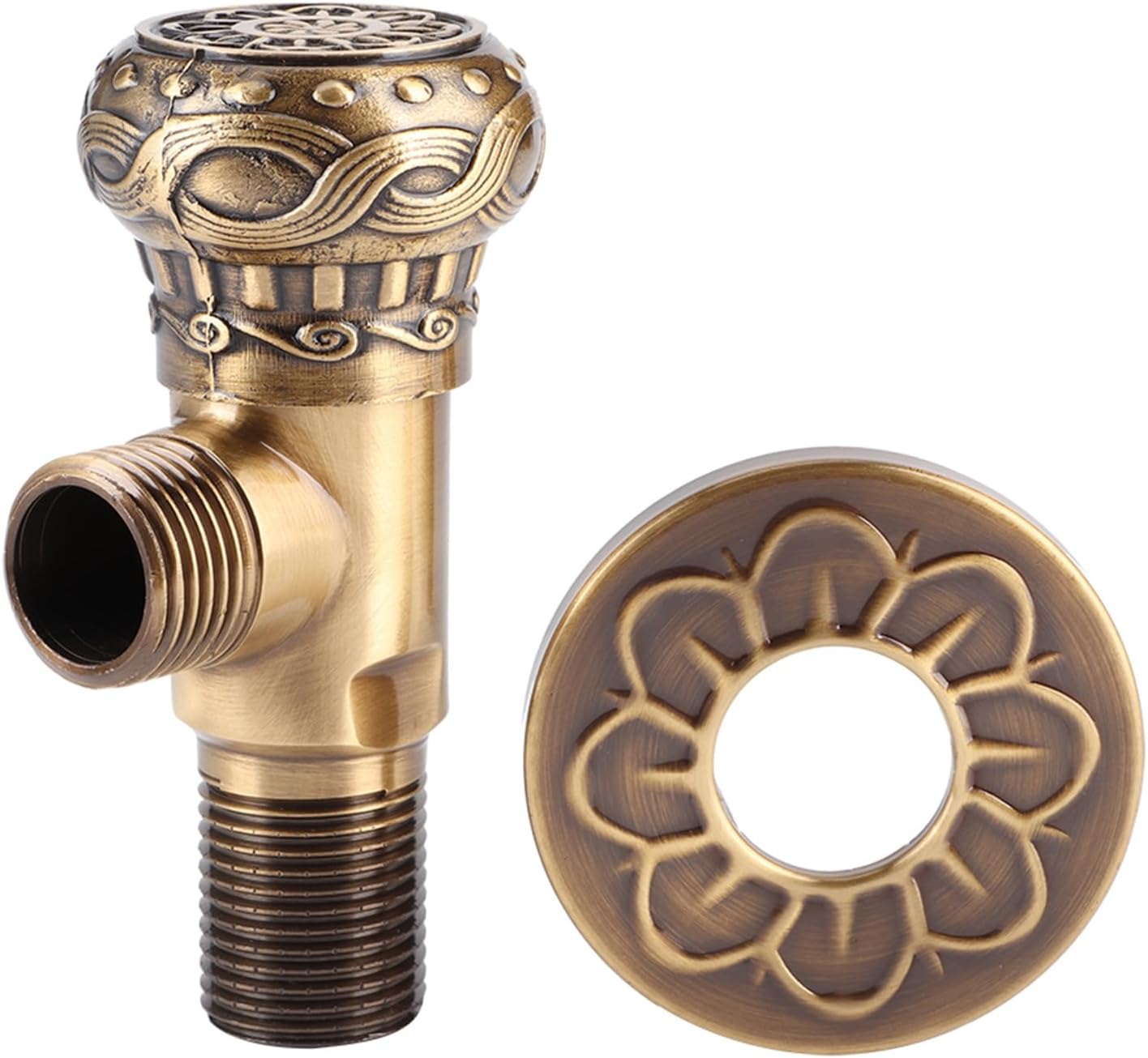 Buachois Handheld Bidet Sprayer Kit, Brass Bathroom Spray Head with Flexible Hose for Women Cleaning Pet Bathing and Flower Watering