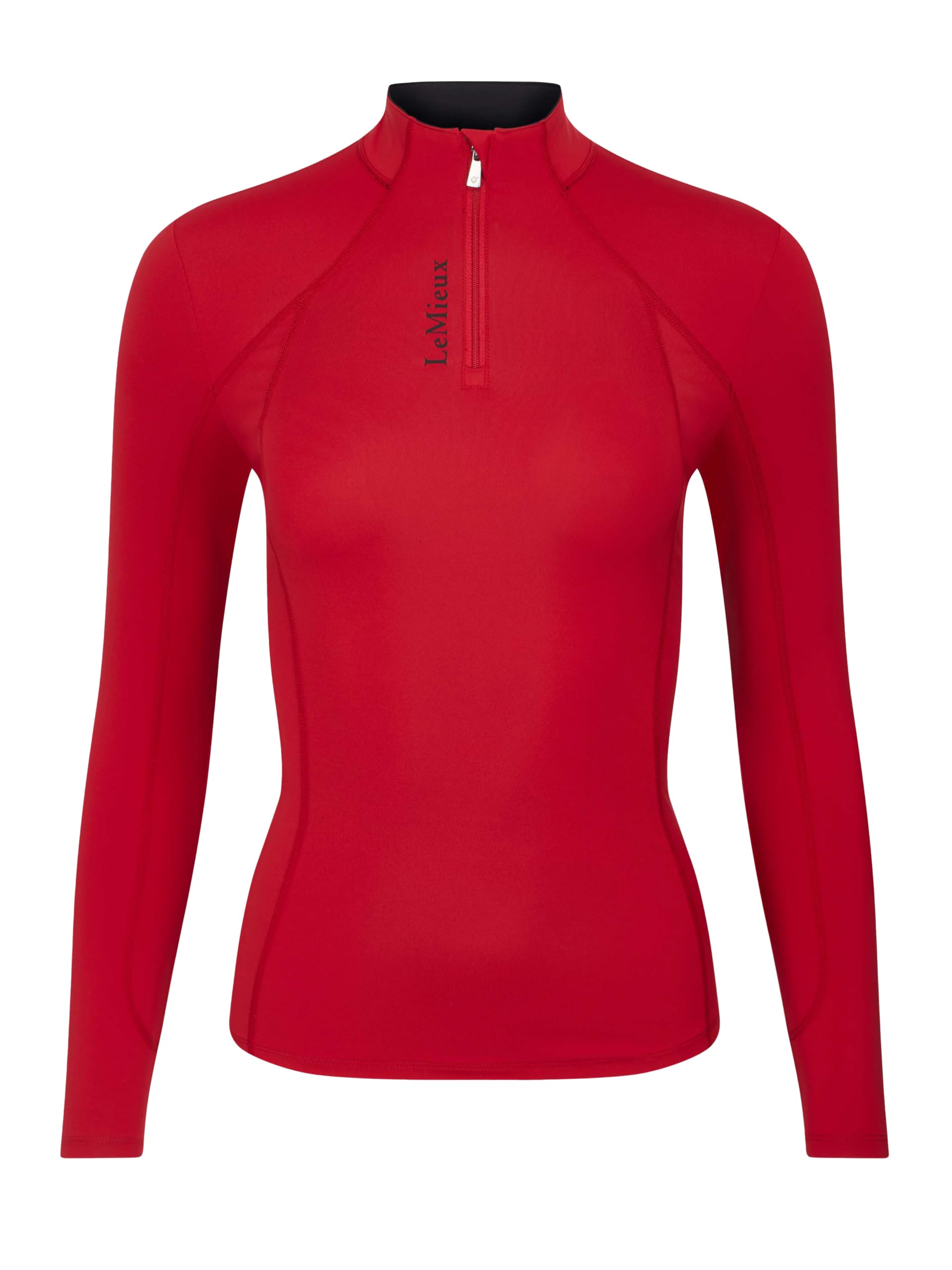 LeMieux Classique Womens Long Sleeve Base Layer - Chilli Red Size: 14