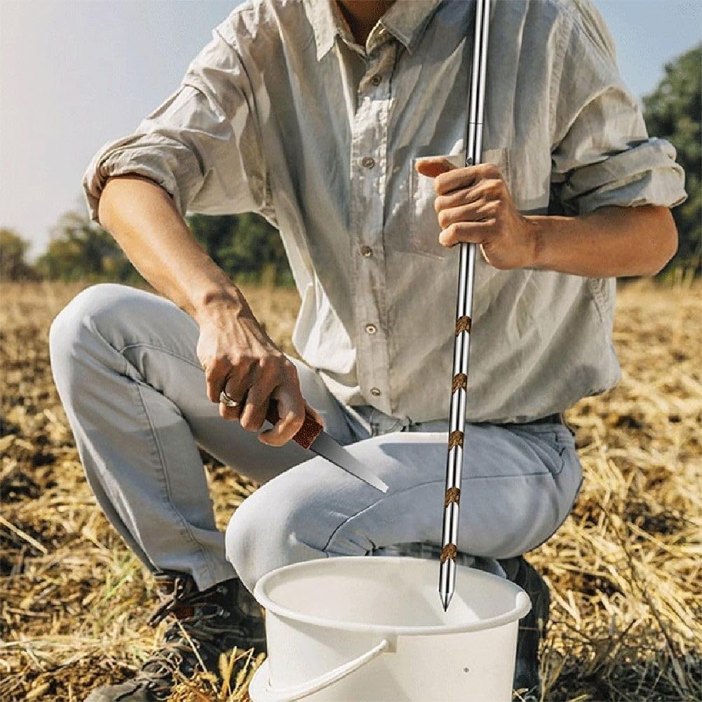 Agricultural Testing Adjustable Soil Probe Solid Stainless Steel Construction