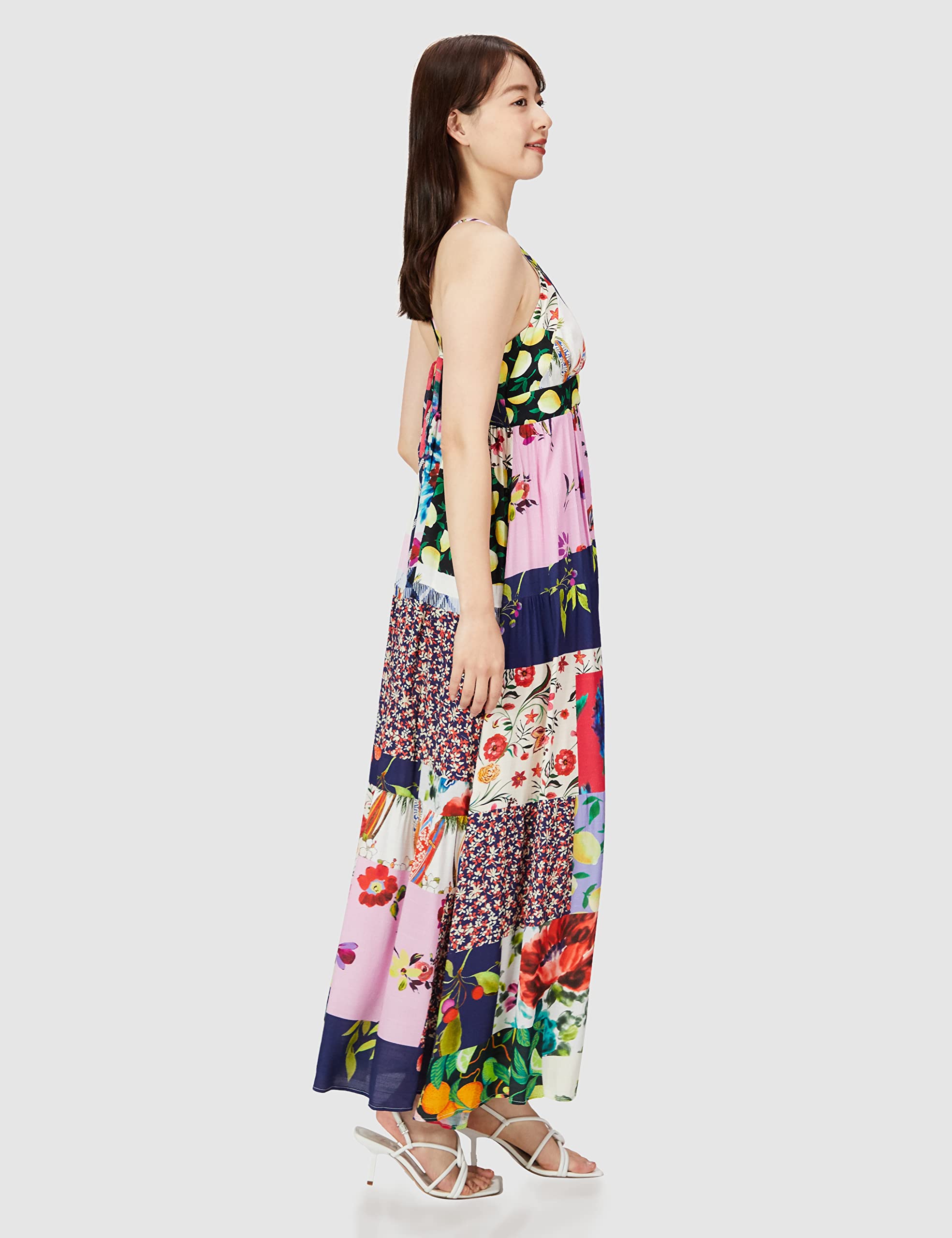 Desigual Sukienka damska 21wwvw80, wielokolorowy, S