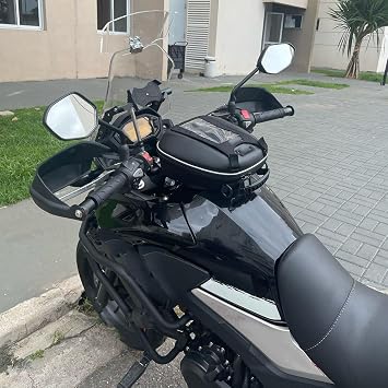 GORKEM For Trident 660 For Street Triple 765 S/R/RS 1200 For Tiger 800 850 900 1200 Tank Bag Luggage Tank Motorcycle Backpack (Color : Only Adapter plate)